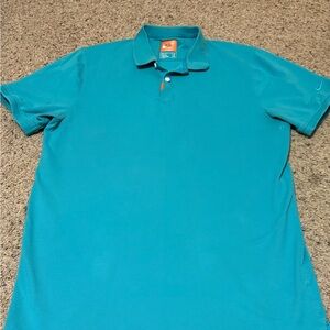 Nike Men's Turquoise Polo Shirt